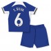 Chelsea Thiago Silva #6 Barnkläder Hemma matchtröja till baby 2023-24 Kortärmad (+ Korta byxor) Billigt